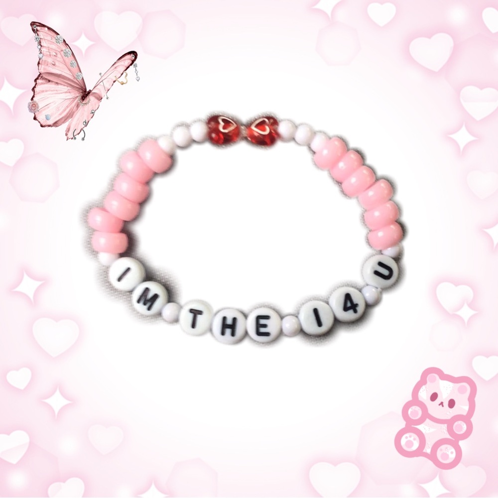 handmade valentines bracelet